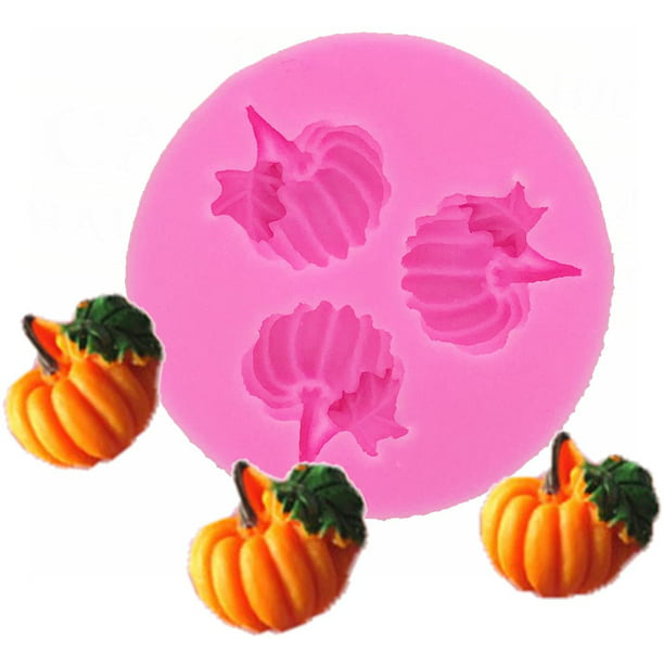Halloween Pumpkin Silicone Sugar Craft DIY Candy Chocolate DIY Decorating Mold 